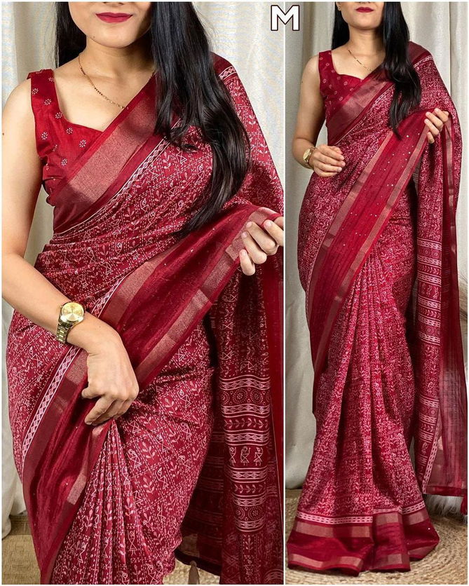 SF 637 Dola Silk Printed Designer Sarees Wholesale Price In Surat